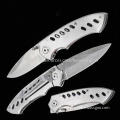 Full Stainless Steel Folding Pocket Knives, 115mm Closed/195mm Overall Length